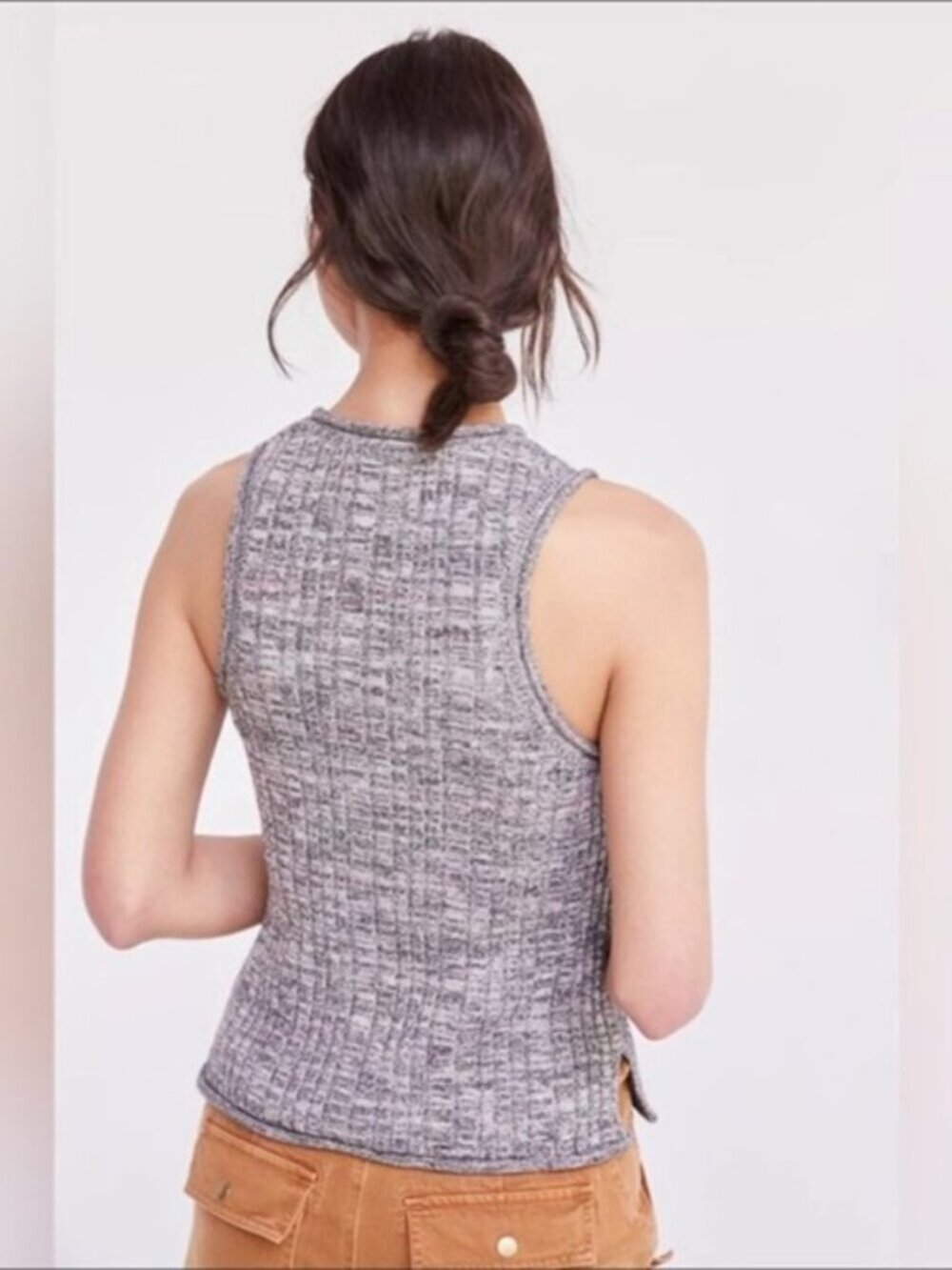 Anthropologie Pilcro Silk Blend Sleeveless Sweater Tank S - Picture 3 of 11